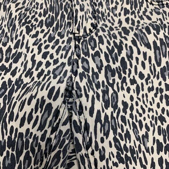 Tinseltown Juniors' Leopard Animal Print Low Rise Ankle Skinny Jeans Size 11 Jr - Picture 3 of 6
